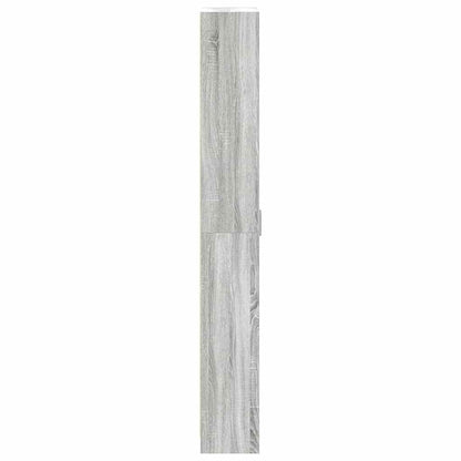 vidaXL Wardrobe Grey Sonoma 55 x 25 x 189 cm Engineered Wood