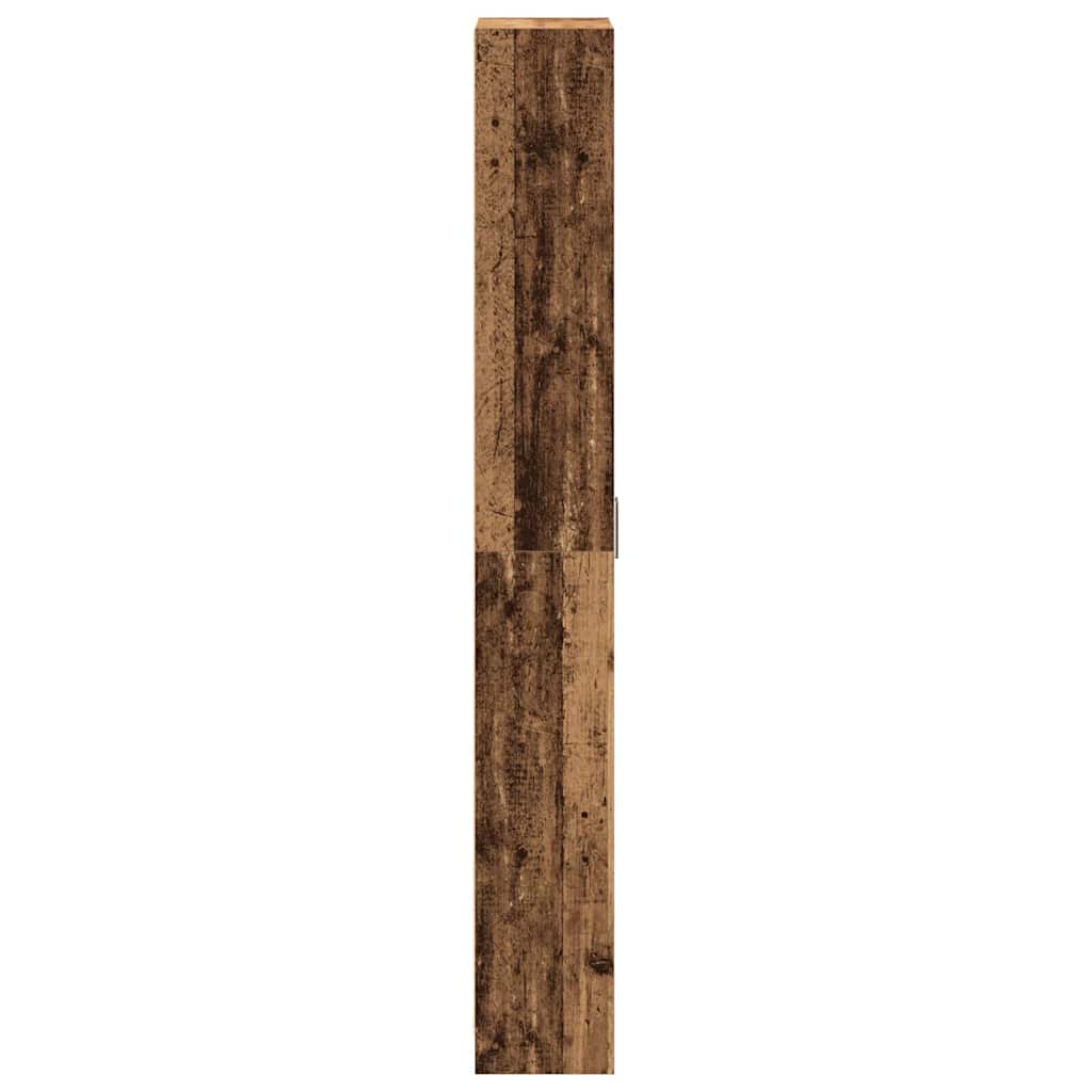vidaXL Wardrobe with Shelf Old Wood 55 x 25 x 189 cm Engineered Wood