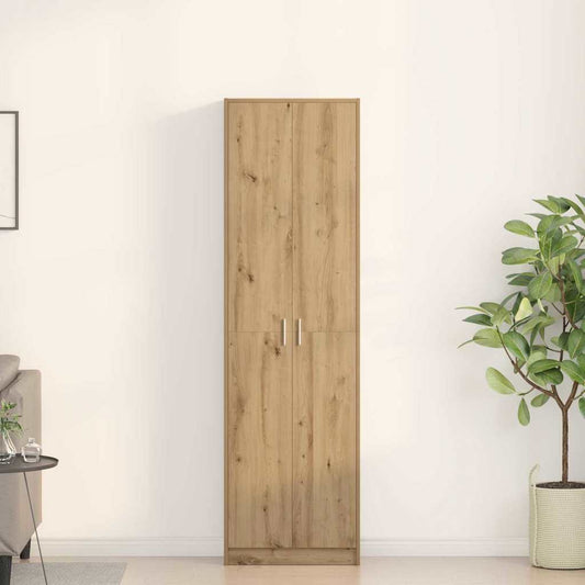 vidaXL Wardrobe Artisan Oak 55 x 25 x 189 cm Engineered Wood