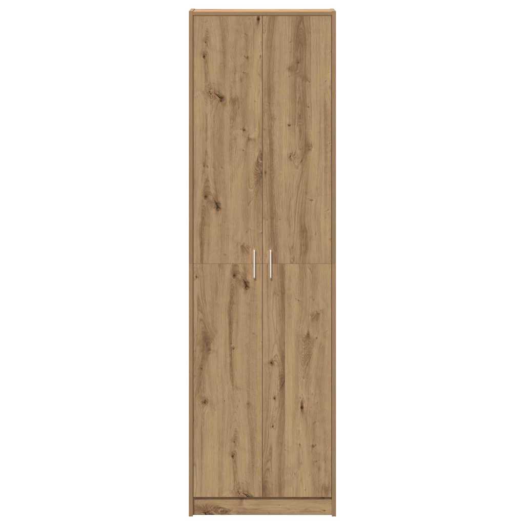vidaXL Wardrobe Artisan Oak 55 x 25 x 189 cm Engineered Wood