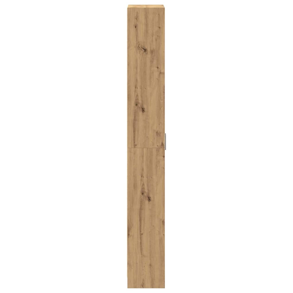 vidaXL Wardrobe Artisan Oak 55 x 25 x 189 cm Engineered Wood