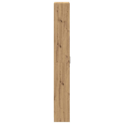 vidaXL Wardrobe Artisan Oak 55 x 25 x 189 cm Engineered Wood