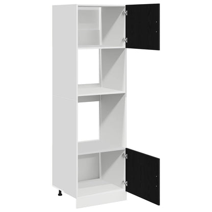 vidaXL Hanging Cabinet Black Oak 60 x 57 x 207 cm Engineered Wood