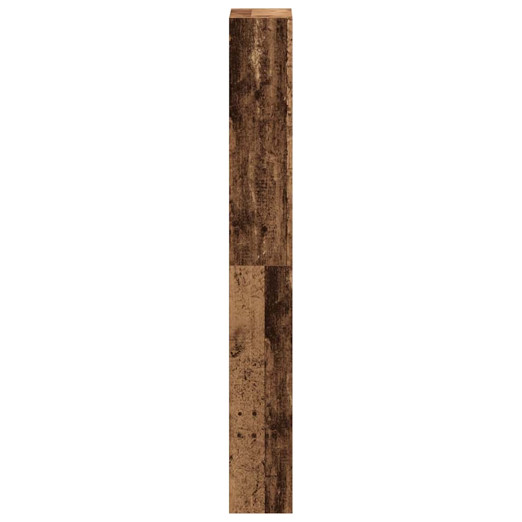 vidaXL Shoe Cabinet Old Wood 80 x 21 x 163.5 cm Engineered Wood