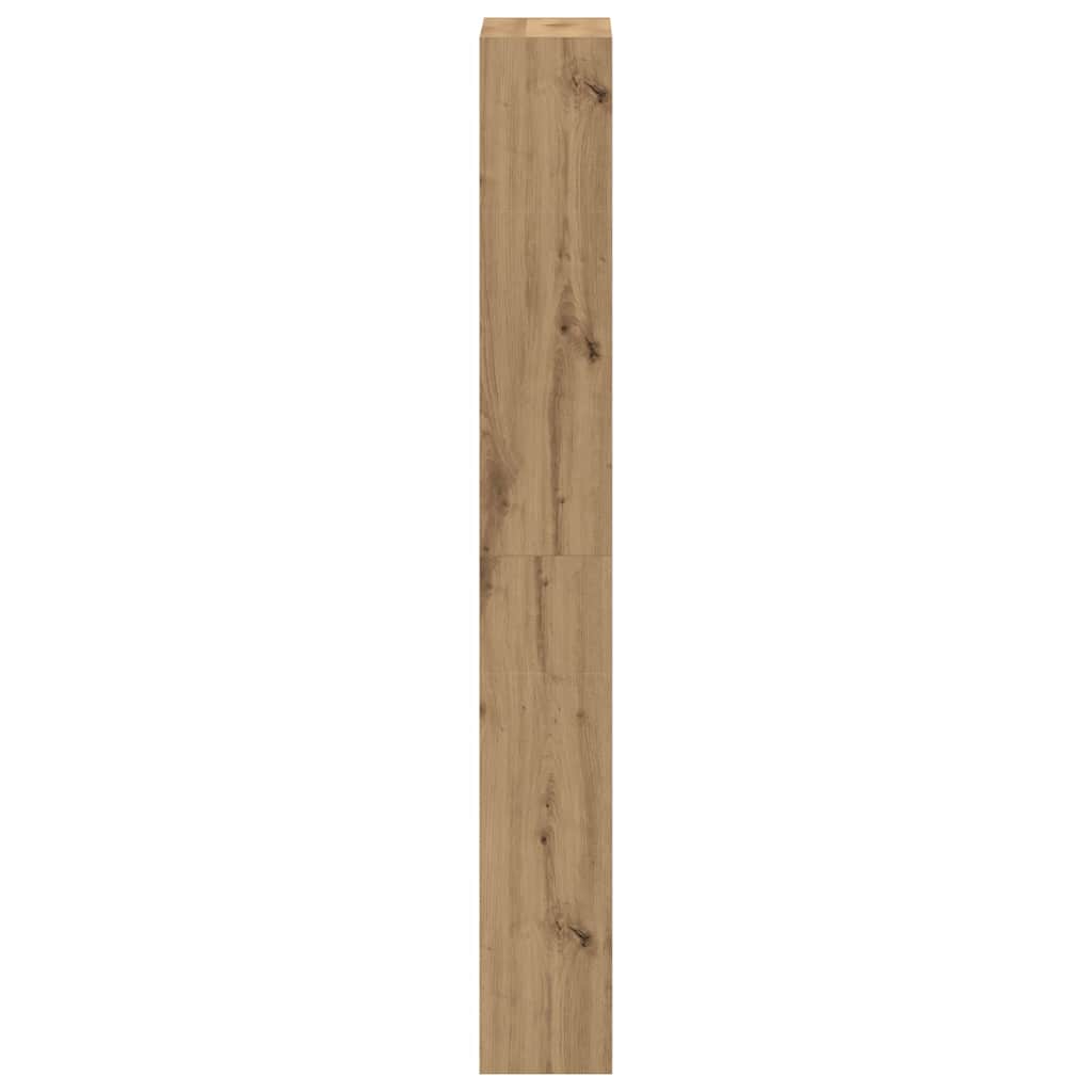 vidaXL Shoe Cabinet 80 x 21 x 163.5 cm Engineered Wood Artisan Oak