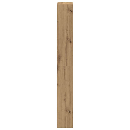 vidaXL Shoe Cabinet 80 x 21 x 163.5 cm Engineered Wood Artisan Oak