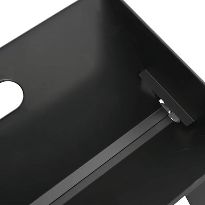 vidaXL Outdoor Grill Black 46 x 30 x 31 cm Steel