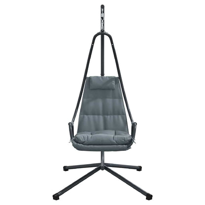 vidaXL Hanging Egg Chair Folding Anthracite 94 x 107 x 196.5 cm Steel