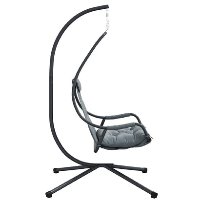 vidaXL Hanging Egg Chair Folding Anthracite 94 x 107 x 196.5 cm Steel