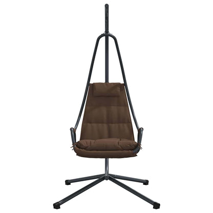 vidaXL Hanging Egg Chair Folding Coffee 94 x 107 x 196.5 cm Steel