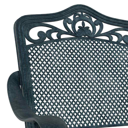 vidaXL Garden Chair 2 pcs Green 64 x 62 x 93cm Aluminium