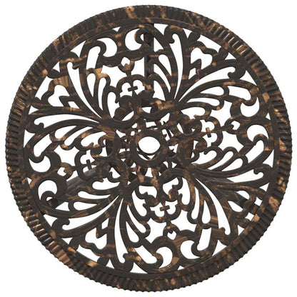 vidaXL Garden Bistro Set 3 pcs Bronze Aluminium