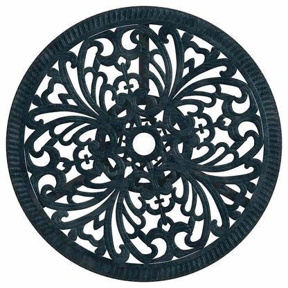 vidaXL Garden Bistro Set 3 pcs Green Aluminium