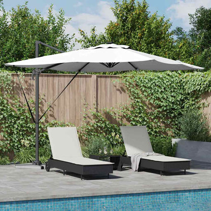 vidaXL Umbrella Sand 286 x 284 x 270 cm Aluminium and Polyester