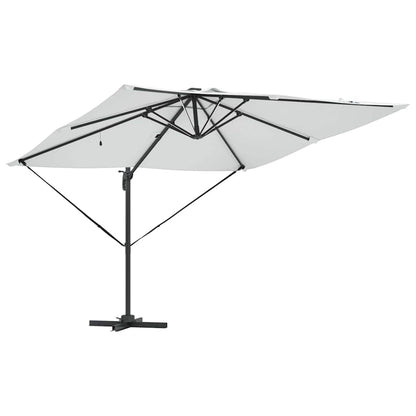 vidaXL Umbrella Sand 286 x 284 x 270 cm Aluminium and Polyester