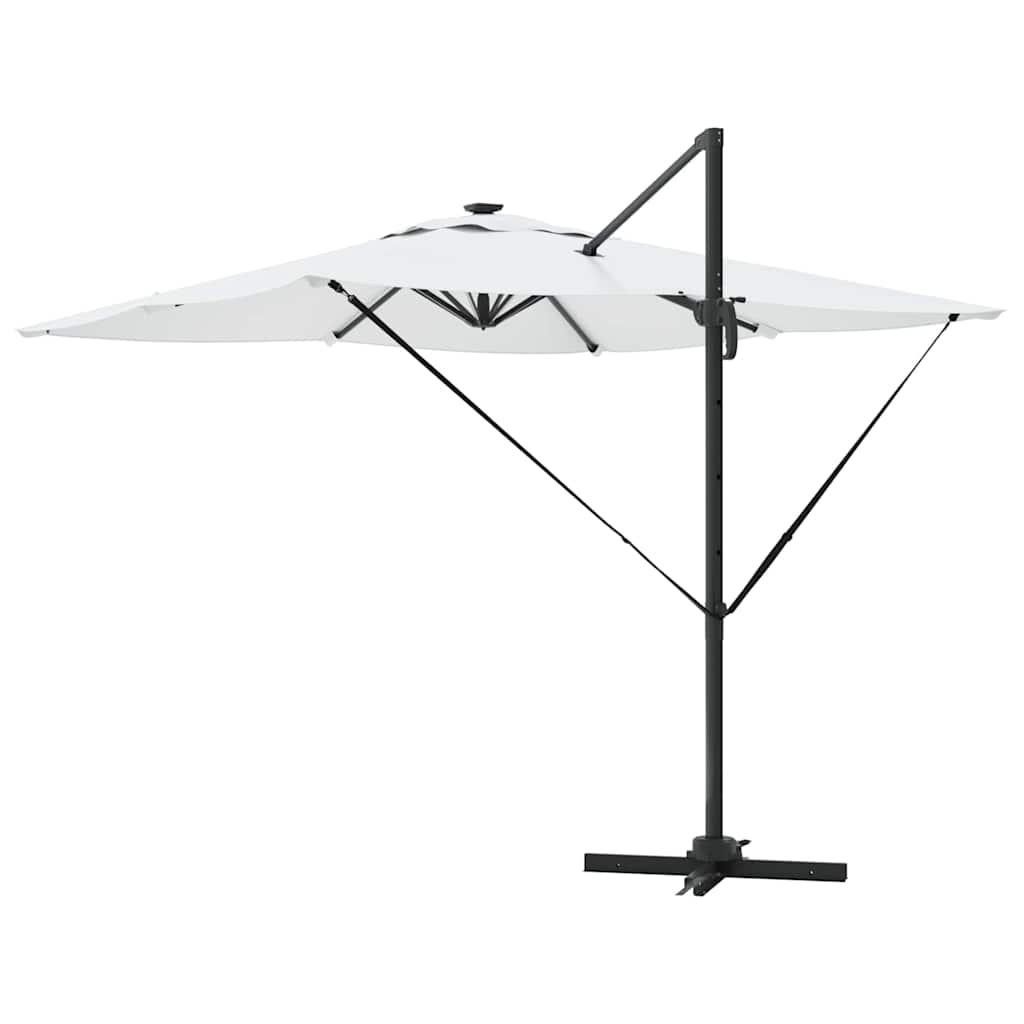 vidaXL Umbrella Sand 286 x 284 x 270 cm Aluminium and Polyester