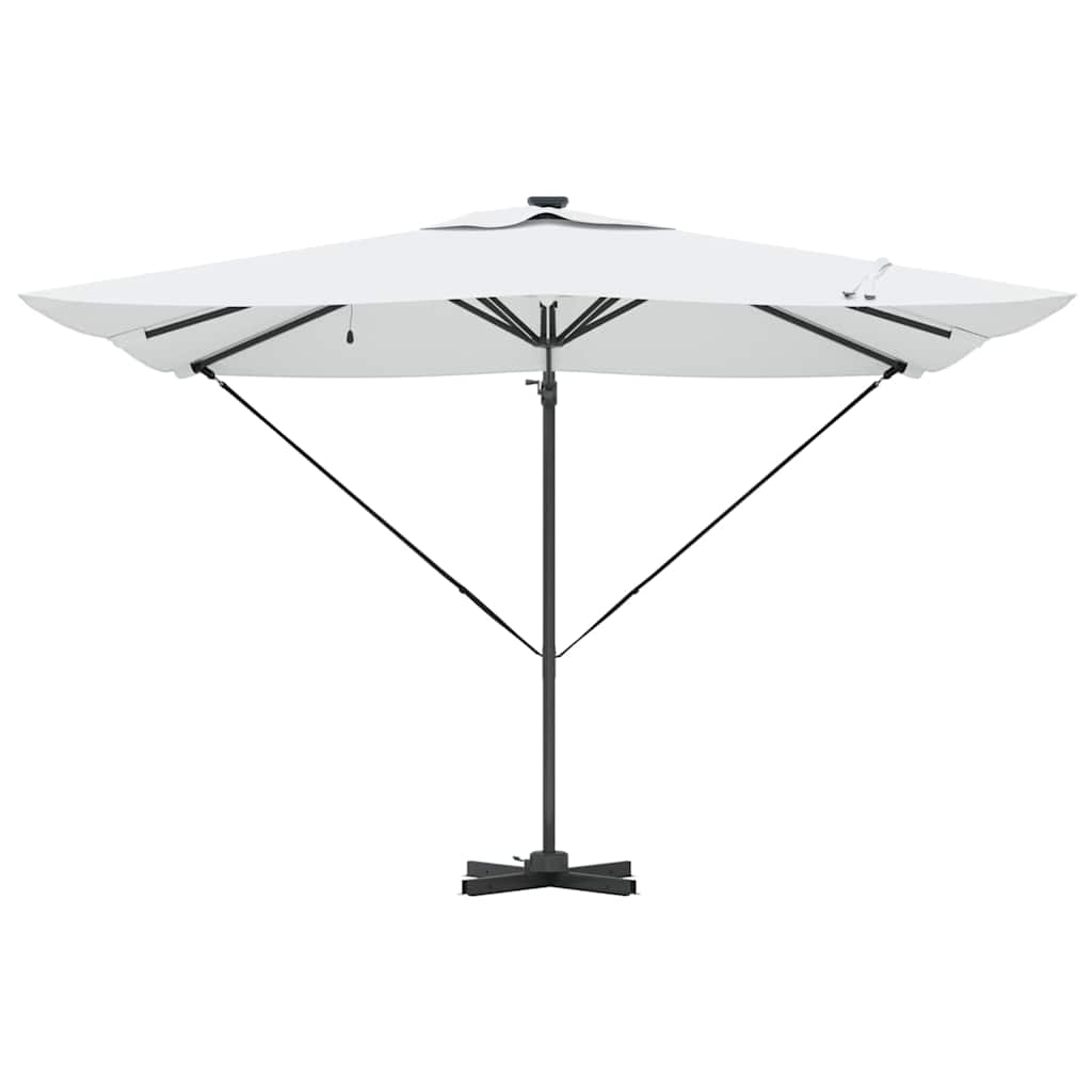 vidaXL Umbrella Sand 286 x 284 x 270 cm Aluminium and Polyester