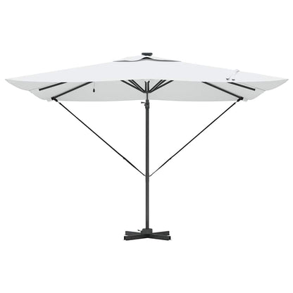 vidaXL Umbrella Sand 286 x 284 x 270 cm Aluminium and Polyester