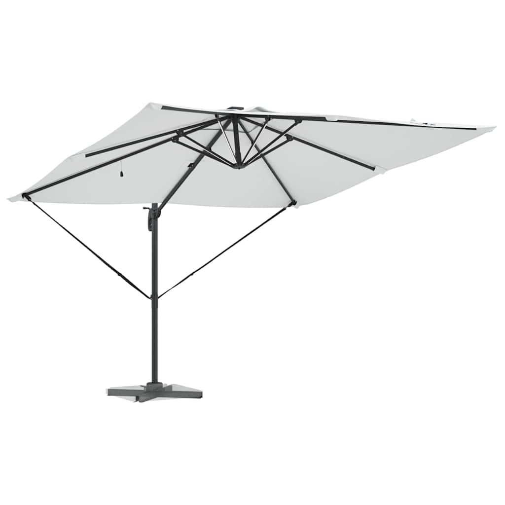 vidaXL Umbrella Sand 286 x 284 x 270 cm Aluminium and Polyester