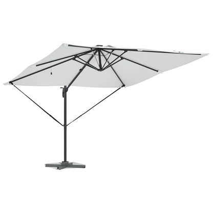 vidaXL Umbrella Sand 286 x 284 x 270 cm Aluminium and Polyester
