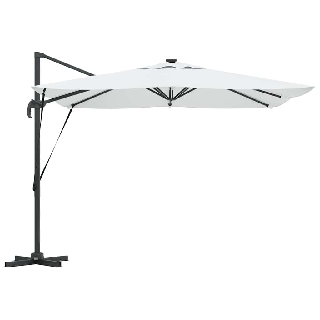 vidaXL Umbrella Sand 286 x 284 x 270 cm Aluminium and Polyester