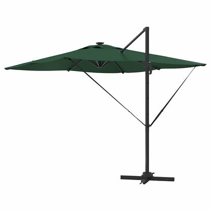 vidaXL Umbrella Green 286 x 284 x 270 cm Aluminium and Polyester