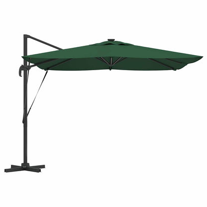 vidaXL Umbrella Green 286 x 284 x 270 cm Aluminium and Polyester