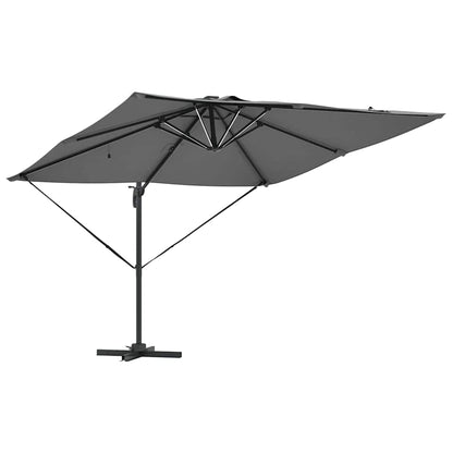 vidaXL Umbrella Antraciet 286 x 284 x 270 cm Aluminium and Polyester