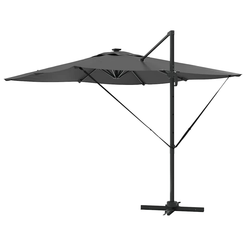 vidaXL Umbrella Antraciet 286 x 284 x 270 cm Aluminium and Polyester