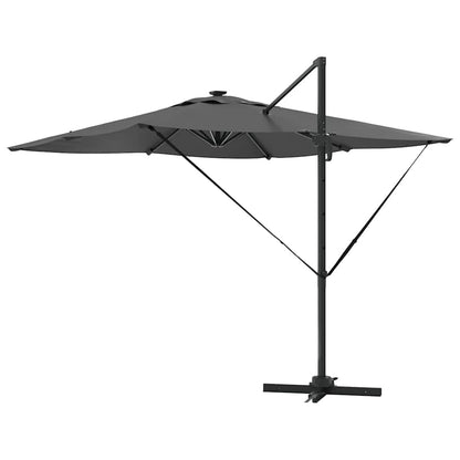 vidaXL Umbrella Antraciet 286 x 284 x 270 cm Aluminium and Polyester