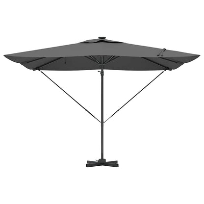 vidaXL Umbrella Antraciet 286 x 284 x 270 cm Aluminium and Polyester