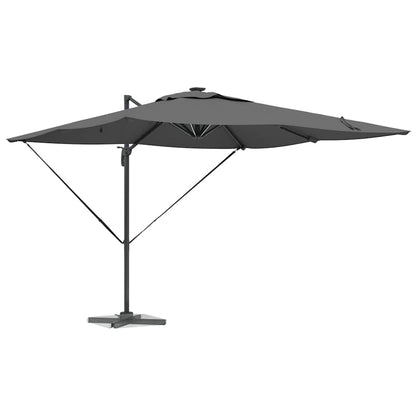 vidaXL Umbrella Antraciet 286 x 284 x 270 cm Aluminium and Polyester