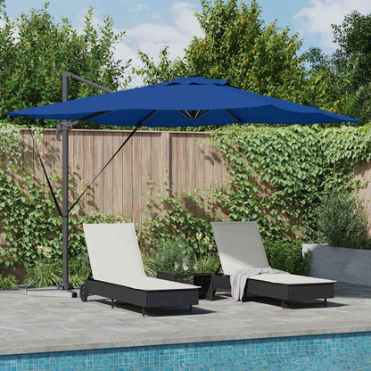 vidaXL Umbrella Azure Blue 286 x 284 x 270 cm Aluminium and Polyester