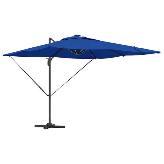 vidaXL Umbrella Azure Blue 286 x 284 x 270 cm Aluminium and Polyester