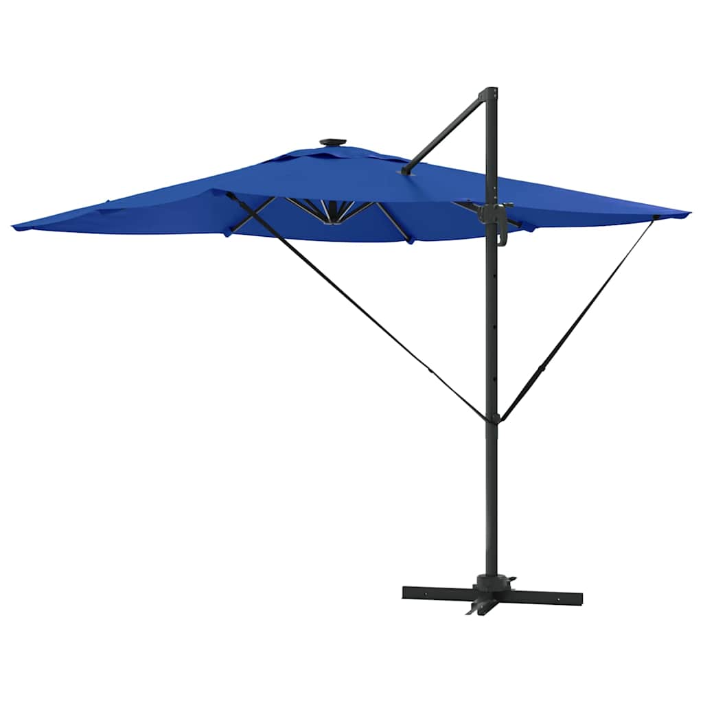 vidaXL Umbrella Azure Blue 286 x 284 x 270 cm Aluminium and Polyester
