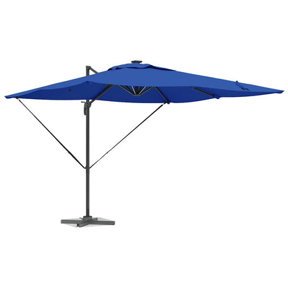 vidaXL Umbrella Azure Blue 286 x 284 x 270 cm Aluminium and Polyester