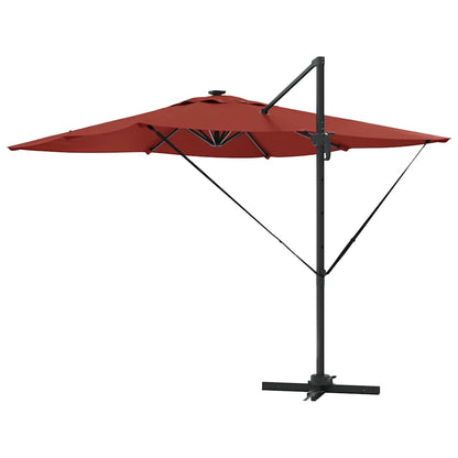 vidaXL Umbrella Terracotta 286 x 284 x 270 cm Aluminium and Polyester