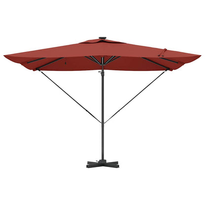 vidaXL Umbrella Terracotta 286 x 284 x 270 cm Aluminium and Polyester