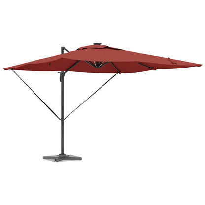 vidaXL Umbrella Terracotta 286 x 284 x 270 cm Aluminium and Polyester