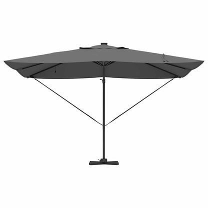 vidaXL Umbrella Anthracite 352 x 251 x 265 cm Polyester and Aluminium