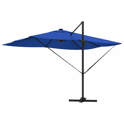vidaXL Umbrella 352 x 251 x 265 cm Polyester and Aluminium Azurblau