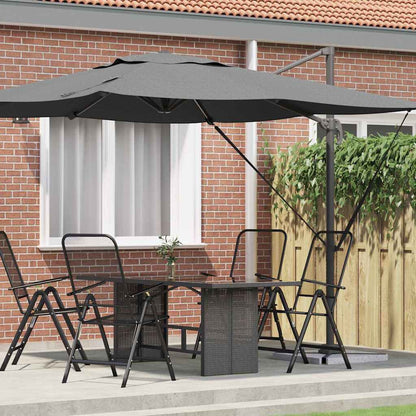 vidaXL Roma Parasol Anthracite 286 x 284 x 265 cm