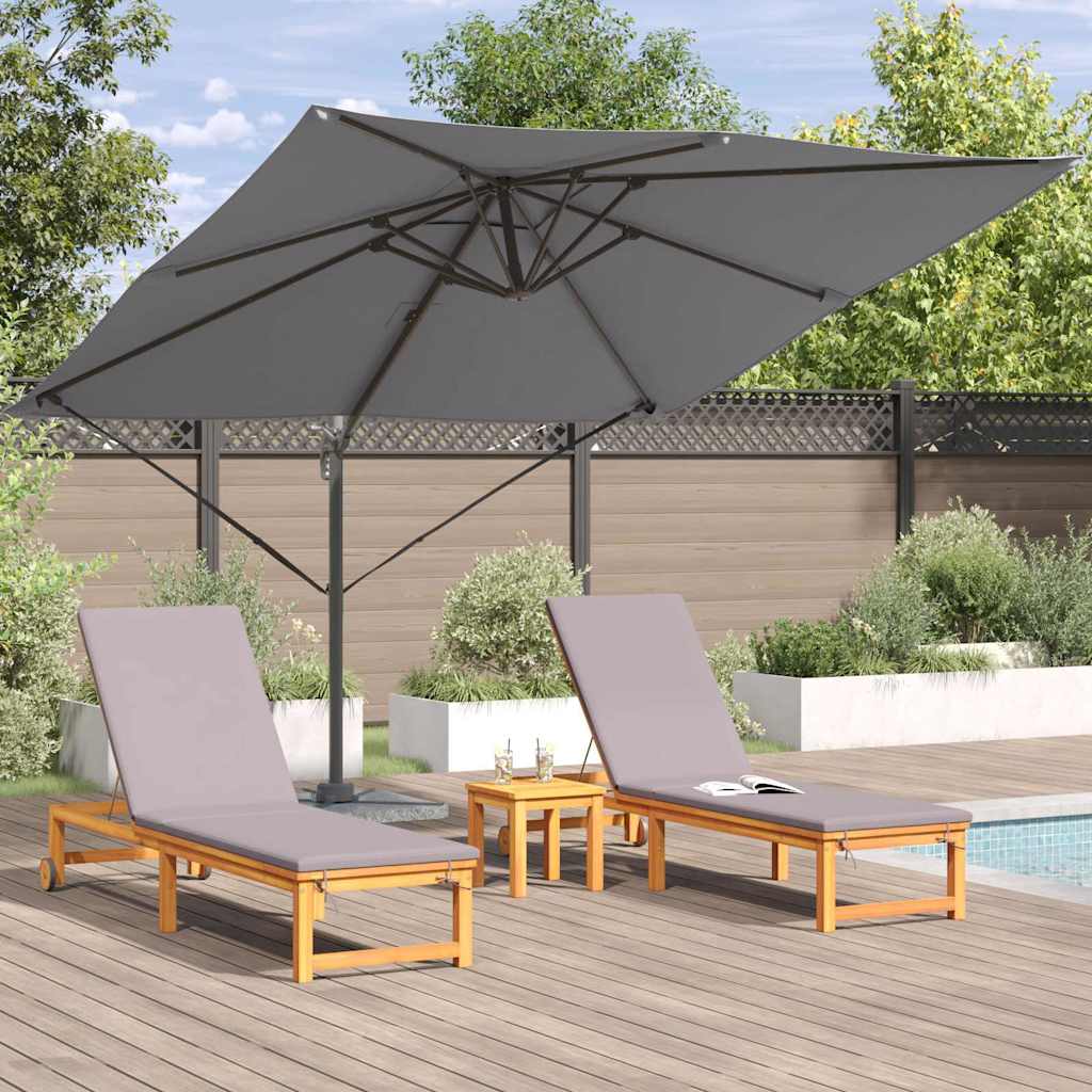vidaXL Roma Parasol Anthracite 286 x 284 x 265 cm
