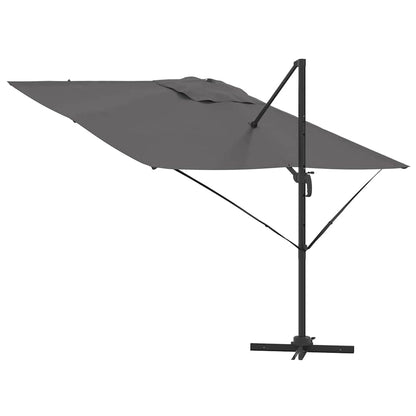 vidaXL Roma Parasol Anthracite 286 x 284 x 265 cm