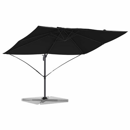 vidaXL Umbrella Black 351 x 250 x 260 cm Polyester and Aluminium