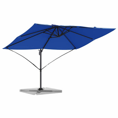 vidaXL Umbrella 351 x 250 x 260 cm Polyester and Aluminium Azurblau