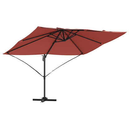 vidaXL Umbrella Terracotta 351 x 250 x 260 cm Polyester and Aluminium