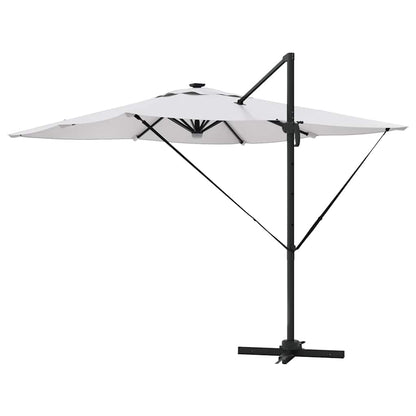 vidaXL Roma Parasol Beige 286 x 284 x 270 cm Aluminium and Polyester