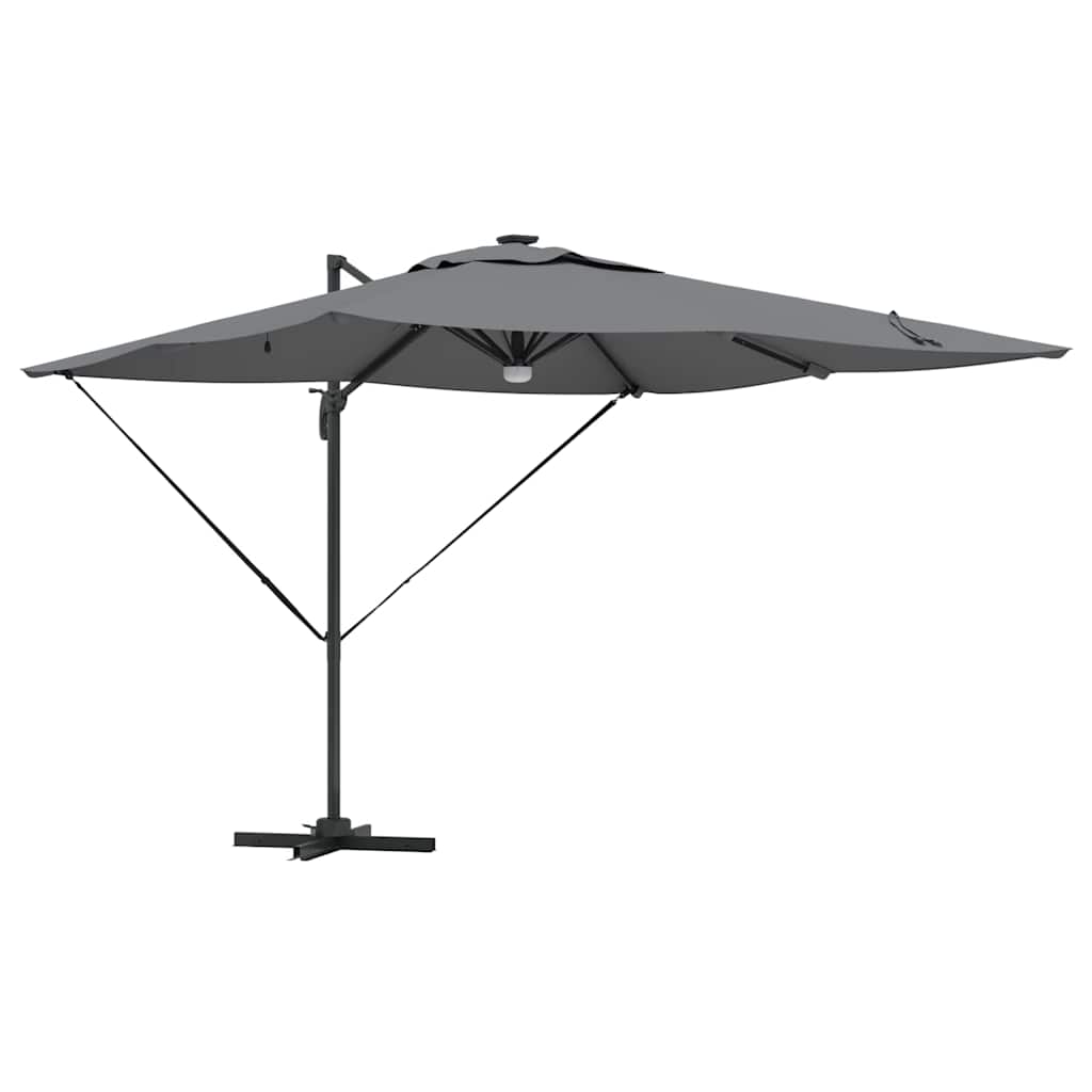 vidaXL Roma Parasol Anthracite 286 x 284 x 270 cm