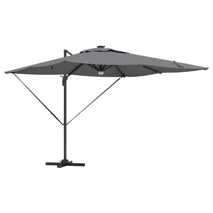 vidaXL Roma Parasol Anthracite 286 x 284 x 270 cm